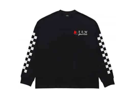 A Few Good Kids 3D Racing Flag Logo L/S Tee Black - Image 2