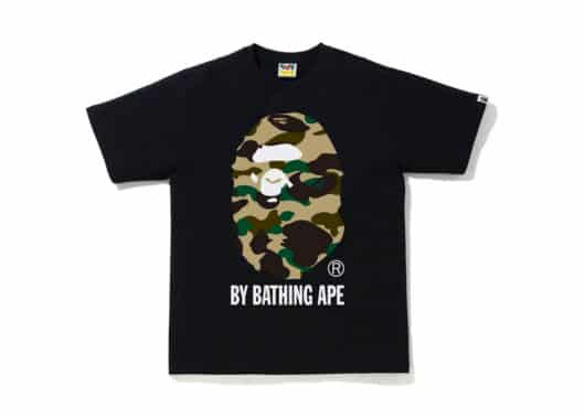 BAPE 1st Camo By Bathing Ape Tee (FW21) Black/Yellow