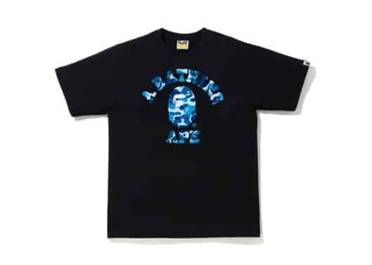 BAPE ABC Camo College Tee (SS21) Black/Blue