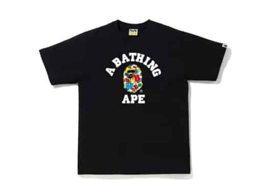 BAPE Baby Milo Alphabet College Tee Black