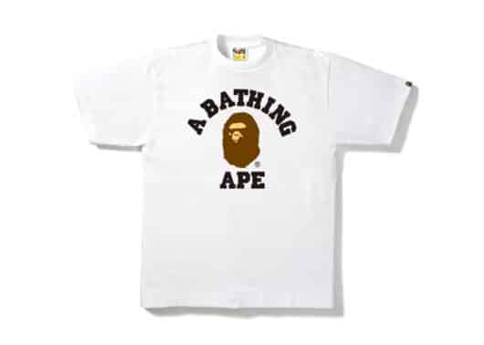 BAPE College Tee White