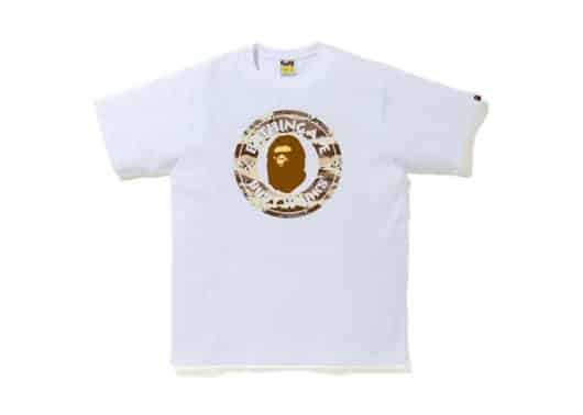 BAPE Desert Camo Busy Works Tee White/Beige