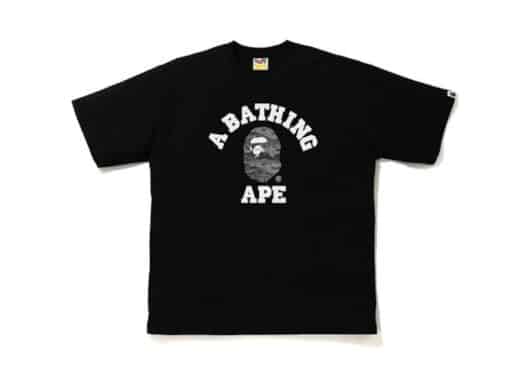 BAPE Desert Camo College Relaxed Tee Black/Black