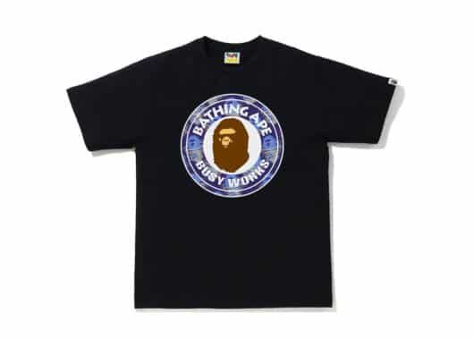 BAPE Storm Busy Works Tee Black/Purple
