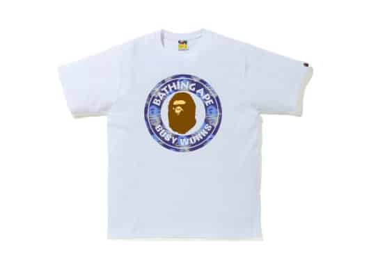 BAPE Storm Busy Works Tee White/Purple