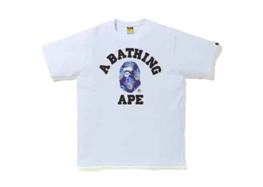 BAPE Storm College Tee White/Purple