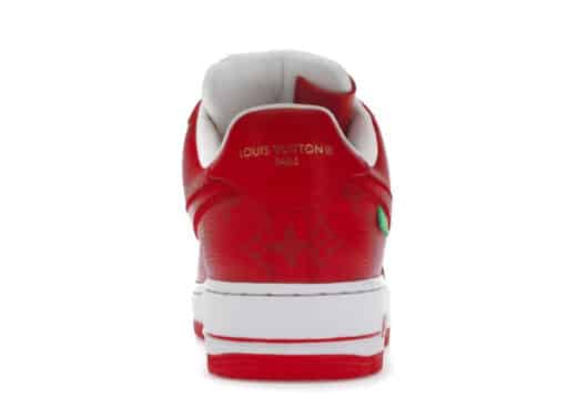 Louis Vuitton Nike Air Force 1 Low By Virgil Abloh White Red