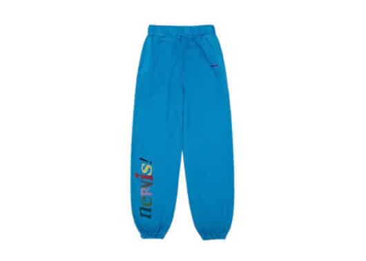 Nervis Logo Puff Print Sweatpant Blue