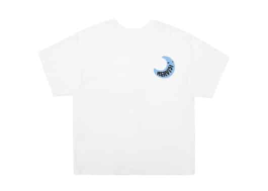 Nervis Moon Puff Logo Tee White - Image 2