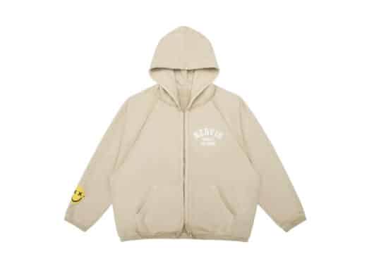 Nervis Smile Logo Hood Jacket Sand