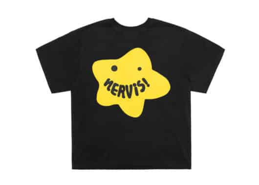 Nervis Star Puff Logo Tee Black