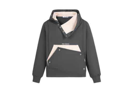 13De Marzo Bear Geometry Hoodie Grey