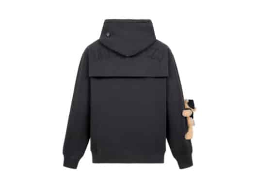 13De Marzo Collective Bear Sketch Hoodie Black - Image 2