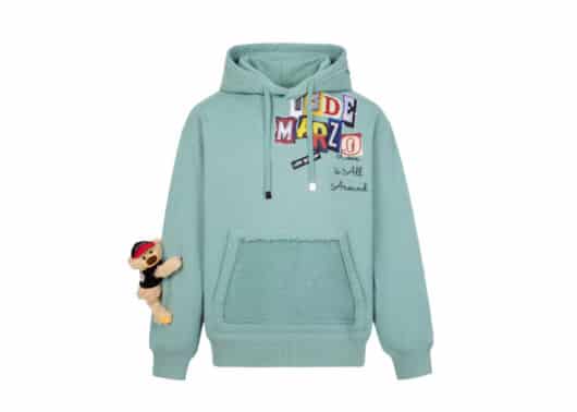 13De Marzo Collective Bear Sketch Hoodie Blue