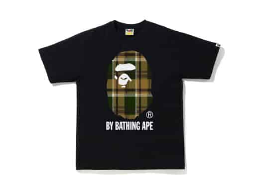 BAPE Check By Bathing Ape Tee (FW21) Black/Green