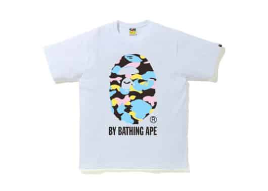 BAPE New Multi Camo By Bathing Ape Tee White