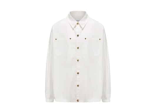 Galliano Landor Button Coach Jacket White Gold