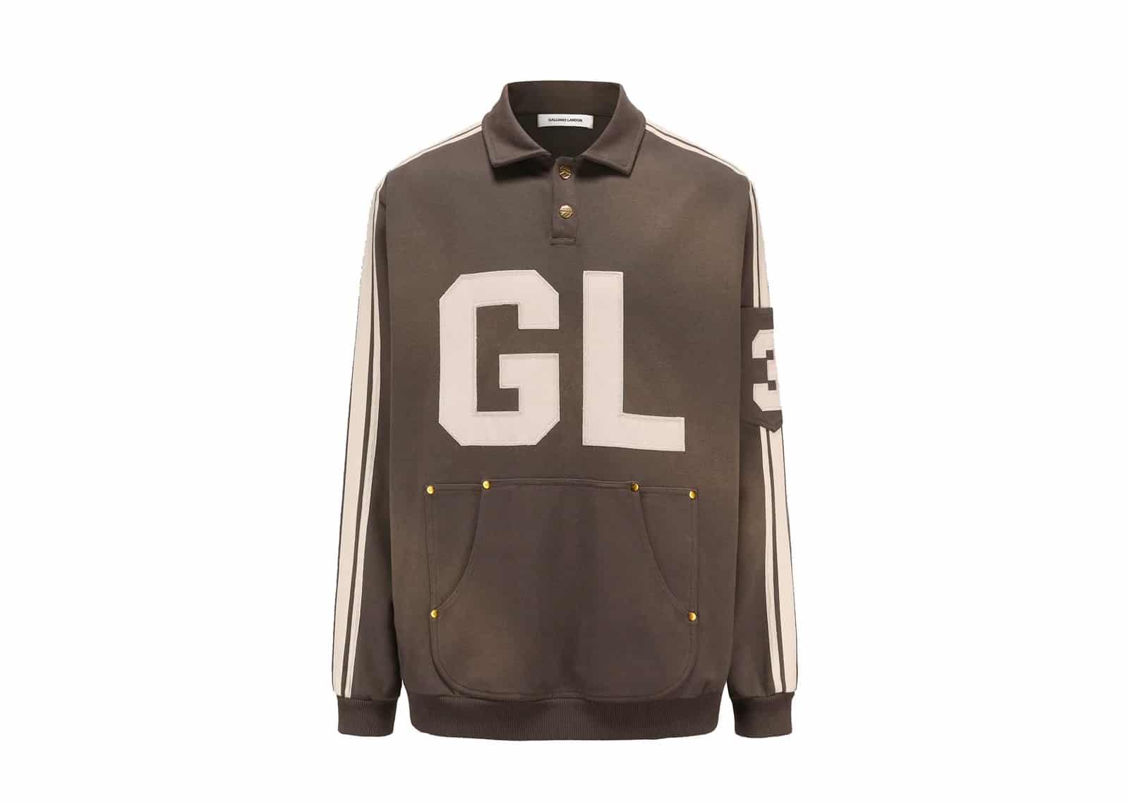 Buy Galliano Landor Washed Polo Sweater Grey Online in Australia KickSTW