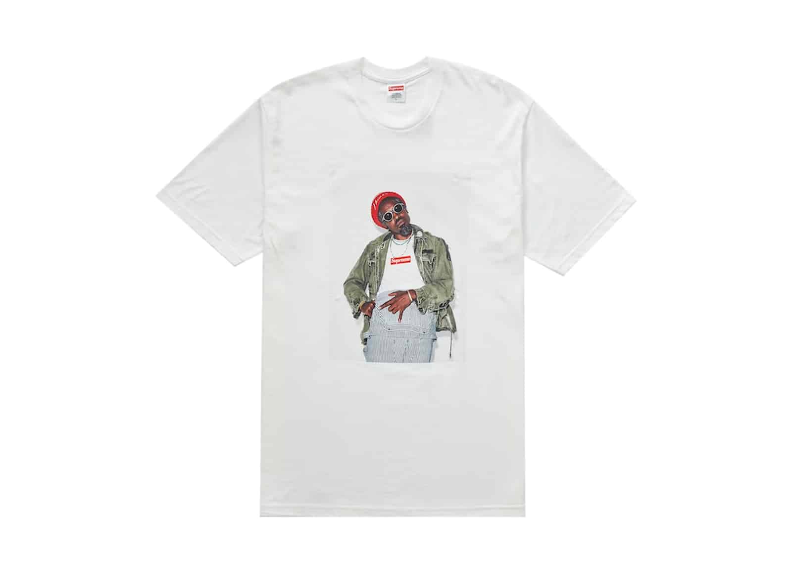 Buy Supreme Andre 3000 Tee White Online in Australia | KickSTW