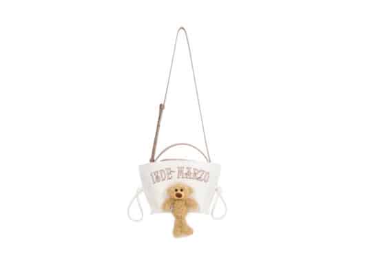 13De Marzo Bear Cradle Bag White