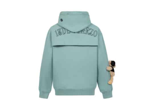 13De Marzo Collective Bear Sketch Hoodie Blue - Image 2