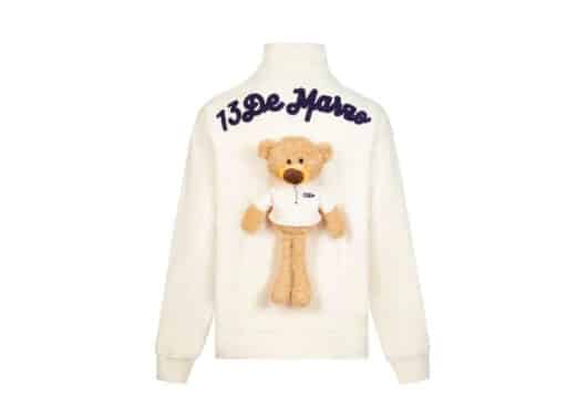 13De Marzo Doozoo Half Zipper Sweater White