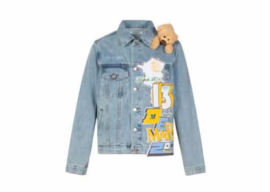 13De Marzo Palda Bear Patch Jacket Blue