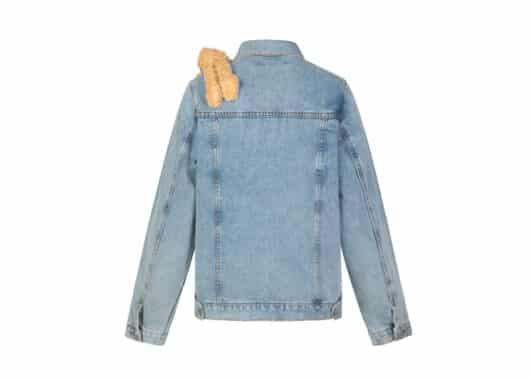 13De Marzo Palda Bear Patch Jacket Blue - Image 2
