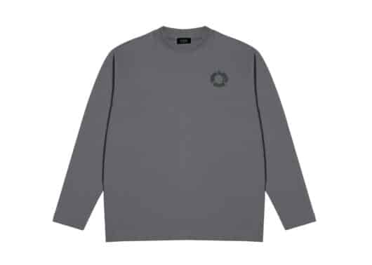 A Few Good Kids Basic 3D Logo Waffle L/S Tee Grey
