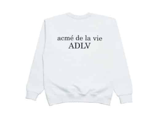 ADLV Baby Face Perm Hair Boy Crewneck White - Image 2
