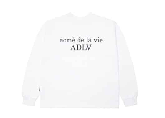 ADLV Baby Face Red Knit Hat Girl Crewneck White - Image 2