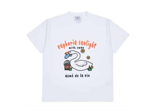 ADLV Fish Swan Tee White