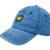 ADLV x Smiley Biker Smiley Wappen Ball Cap Blue