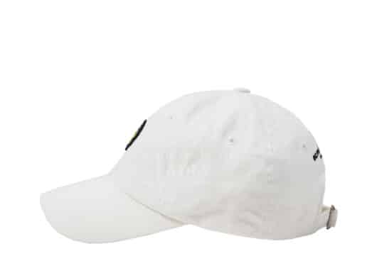 ADLV x Smiley Biker Smiley Wappen Ball Cap White - Image 2
