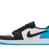 Air Jordan 1 Low Black Dark Powder Blue (W) - Image 2