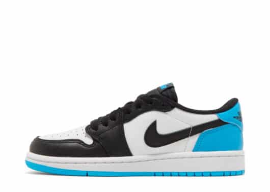 Air Jordan 1 Low Black Dark Powder Blue (W) - Image 2