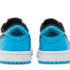 Air Jordan 1 Low Black Dark Powder Blue (W) - Image 4