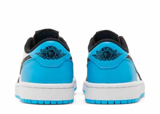 Air Jordan 1 Low Black Dark Powder Blue (W) - Image 4