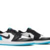 Air Jordan 1 Low Black Dark Powder Blue (W) - Image 5