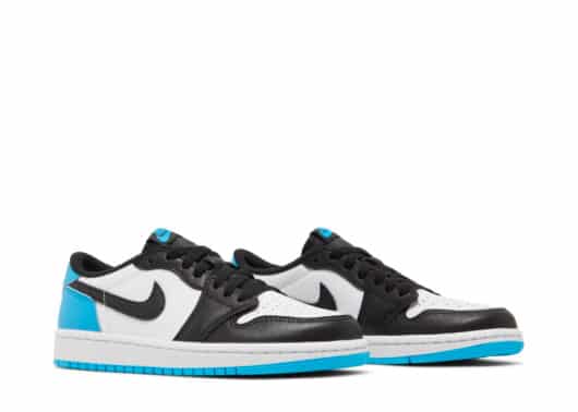 Air Jordan 1 Low Black Dark Powder Blue (W) - Image 5