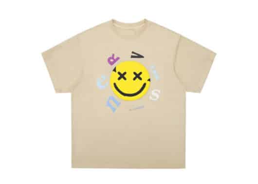 Nervis Smile Puff Print Tee Sand