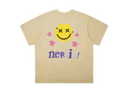 Nervis Star Puff Print Tee Sand