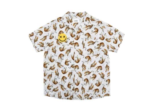 Nervis Tiger Hawaii Shirt White Multi