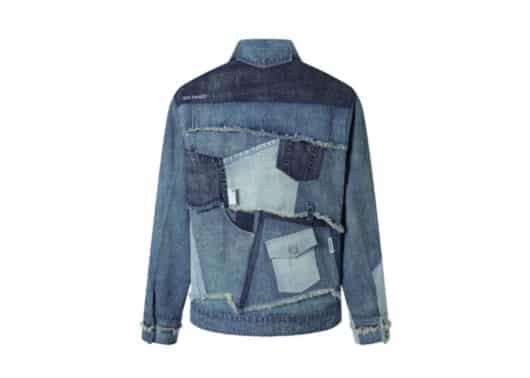 13De Marzo Patchwork Denim Jacket Blue - Image 2
