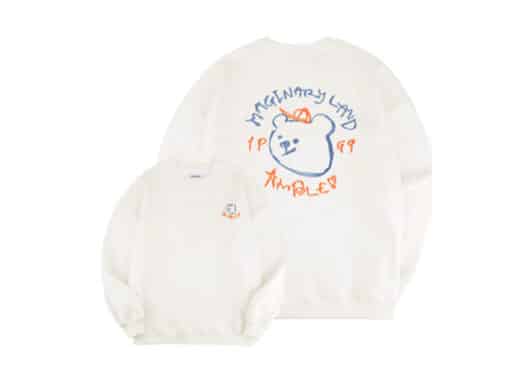 Ambler Maginary Land Crewneck Ivory AMM1017