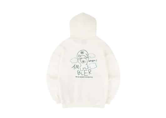 Ambler Parachute Bear Hoodie Ivory AHP901