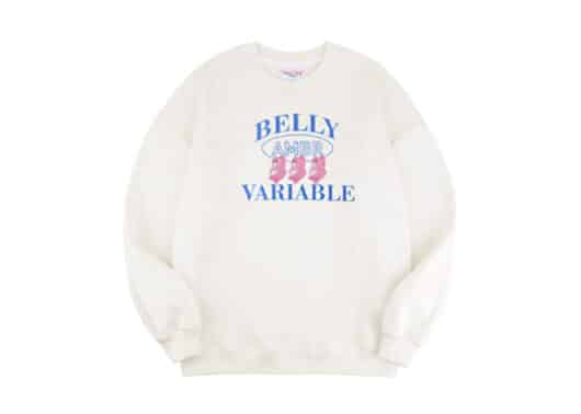 Ambler x Belly Dance Belly Crewneck Ivory BMM202