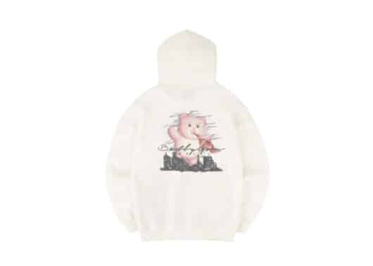 Ambler x Belly Gorzilla Belly Hoodie Ivory BMM209