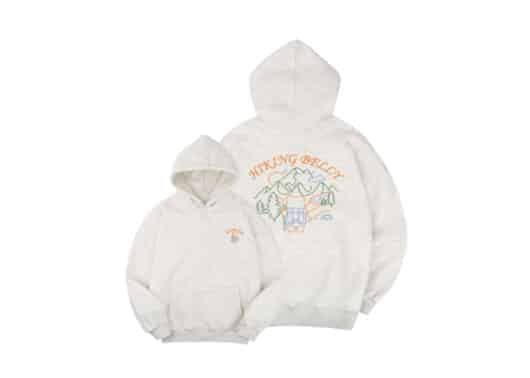 Ambler x Belly Hiking Belly Hoodie Oatmeal BMM204