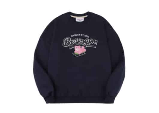 Ambler x Belly Sled Belly Crewneck Navy BMM201